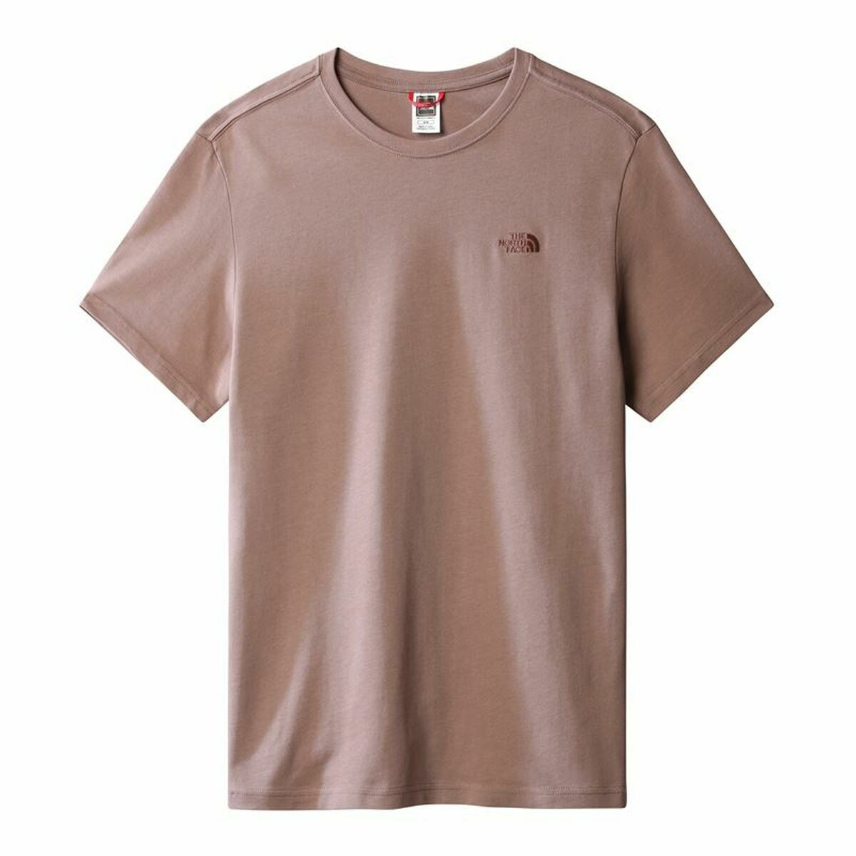 Camiseta de manga corta para hombre The North Face Premium Marrón Unisex