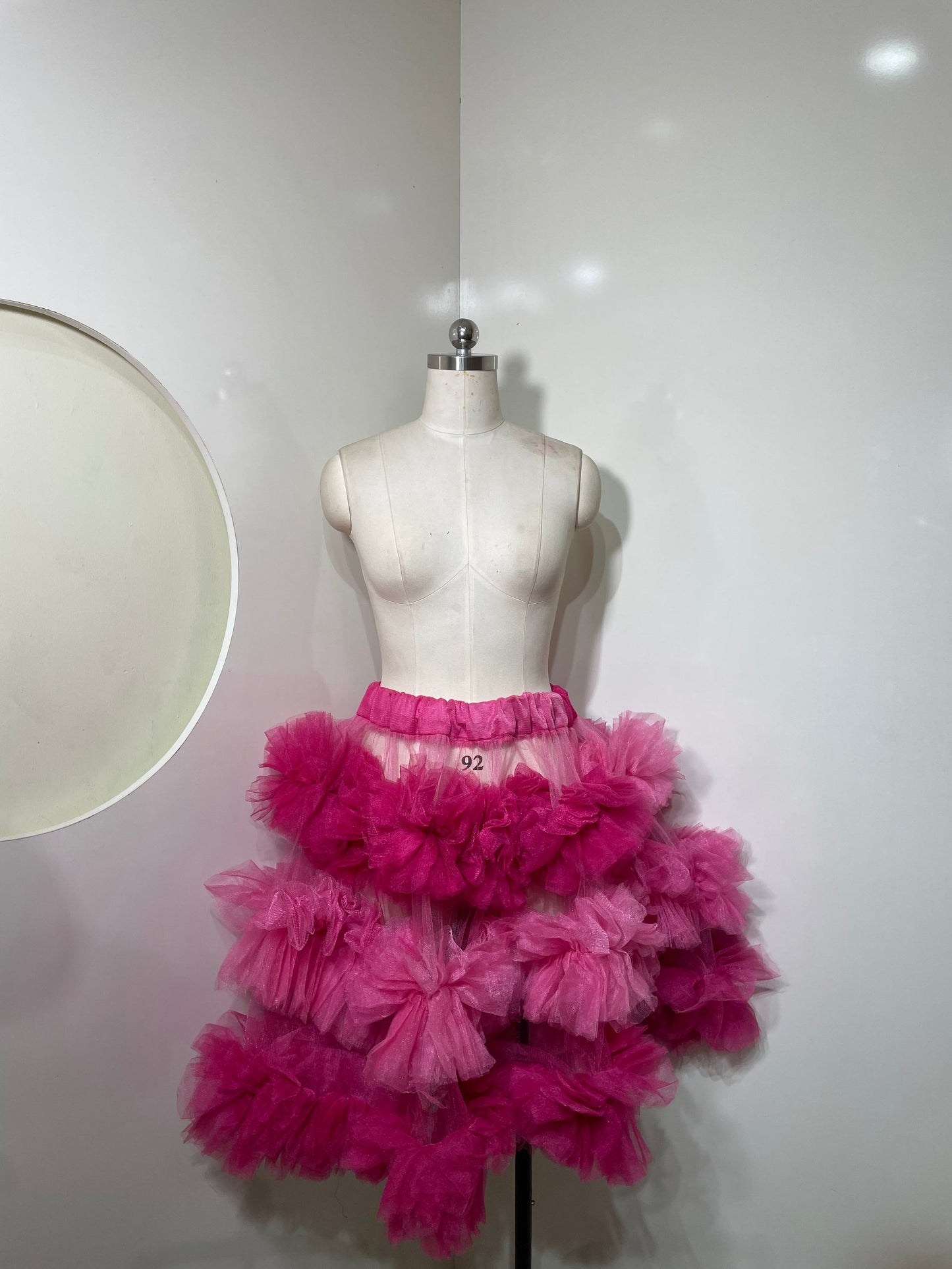 Pink Tiered Skirt