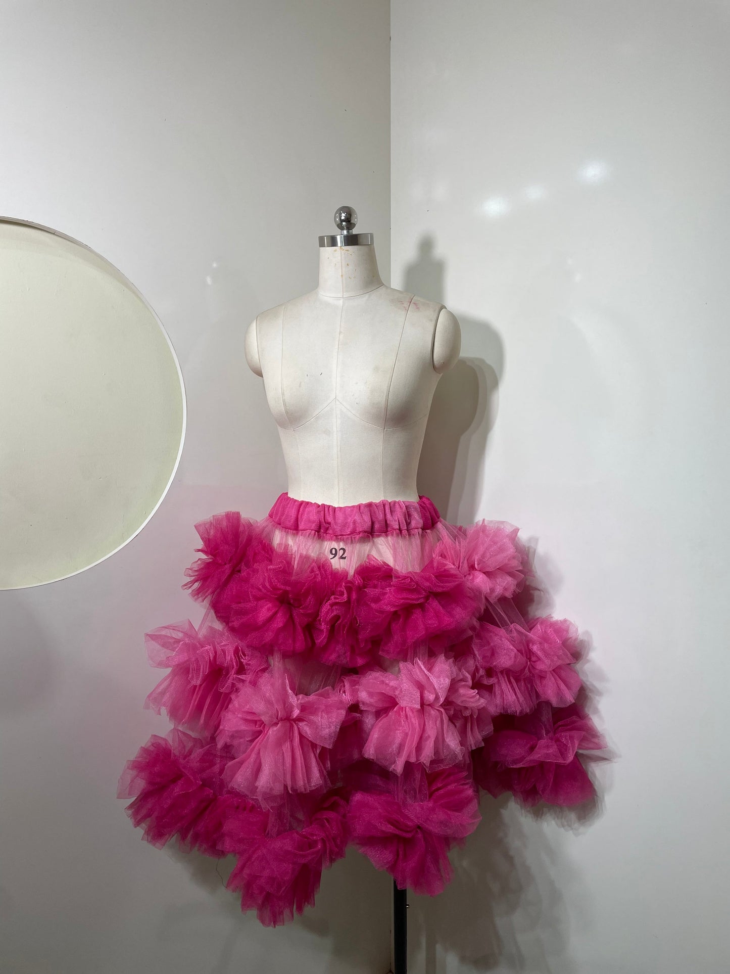 Pink Tiered Skirt