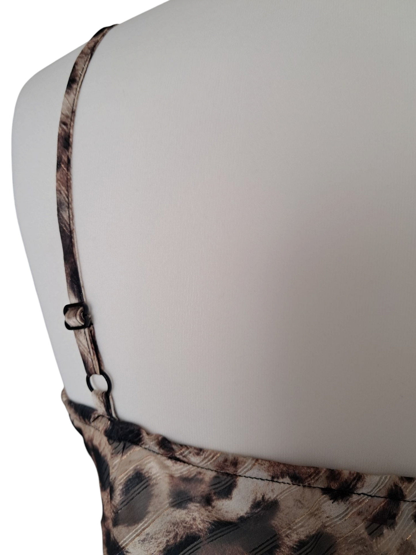 Manuela Riva Canotta Top Donna Animalier Leopardato