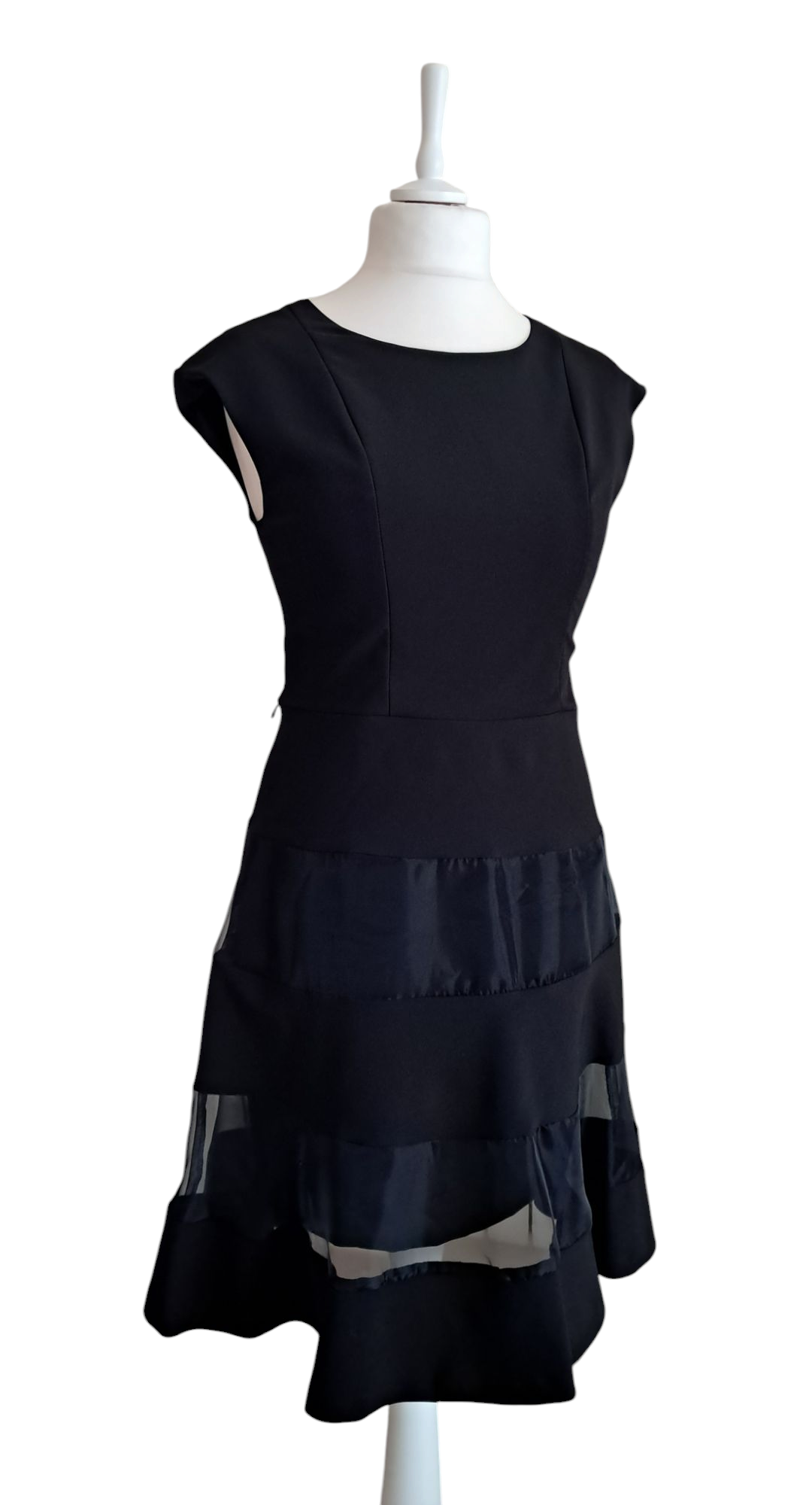Manuela riva Vestito nero Tg. 44 46 48