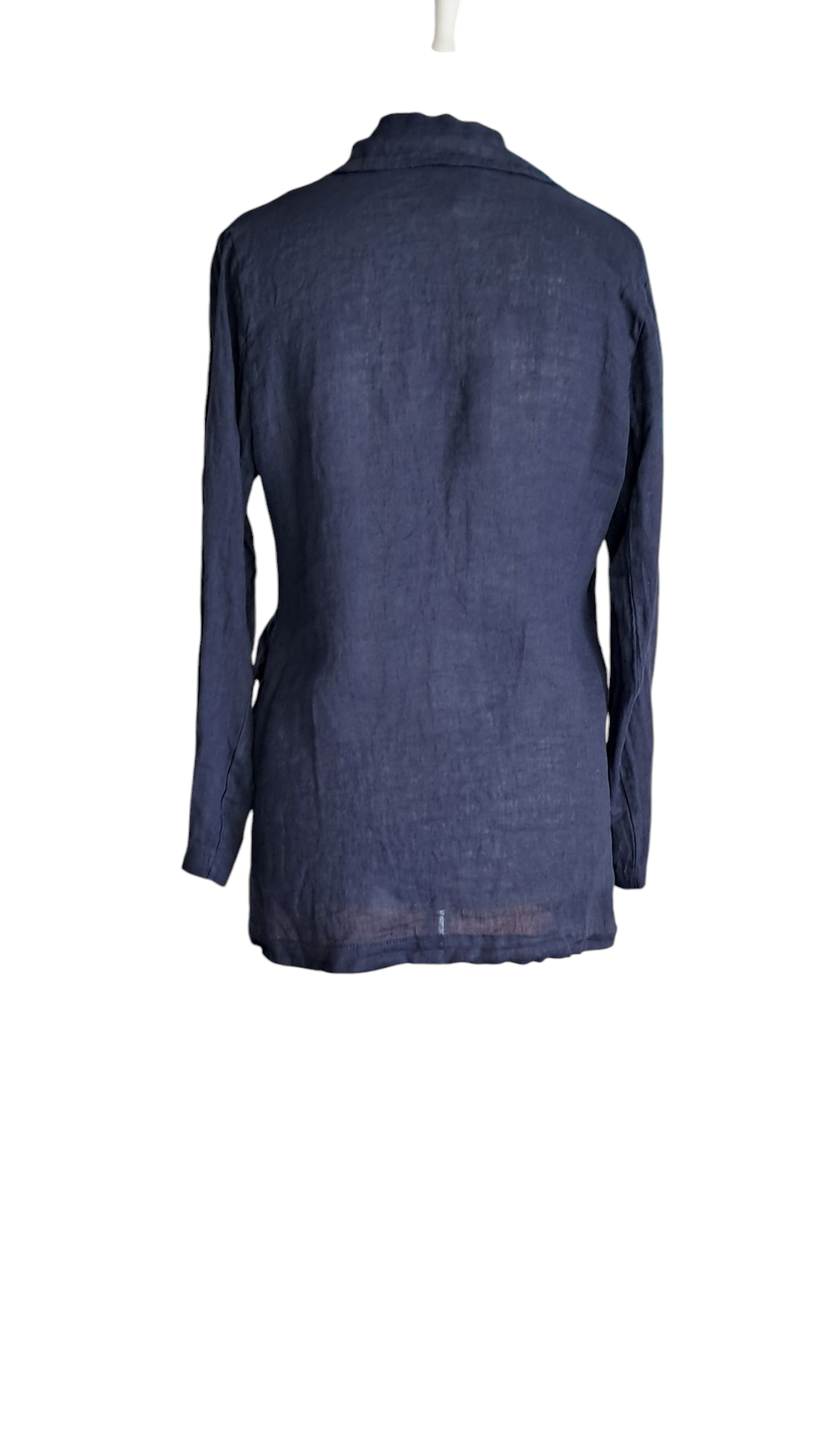 Saiph Giacca Donna 100% lino Bianco Blu