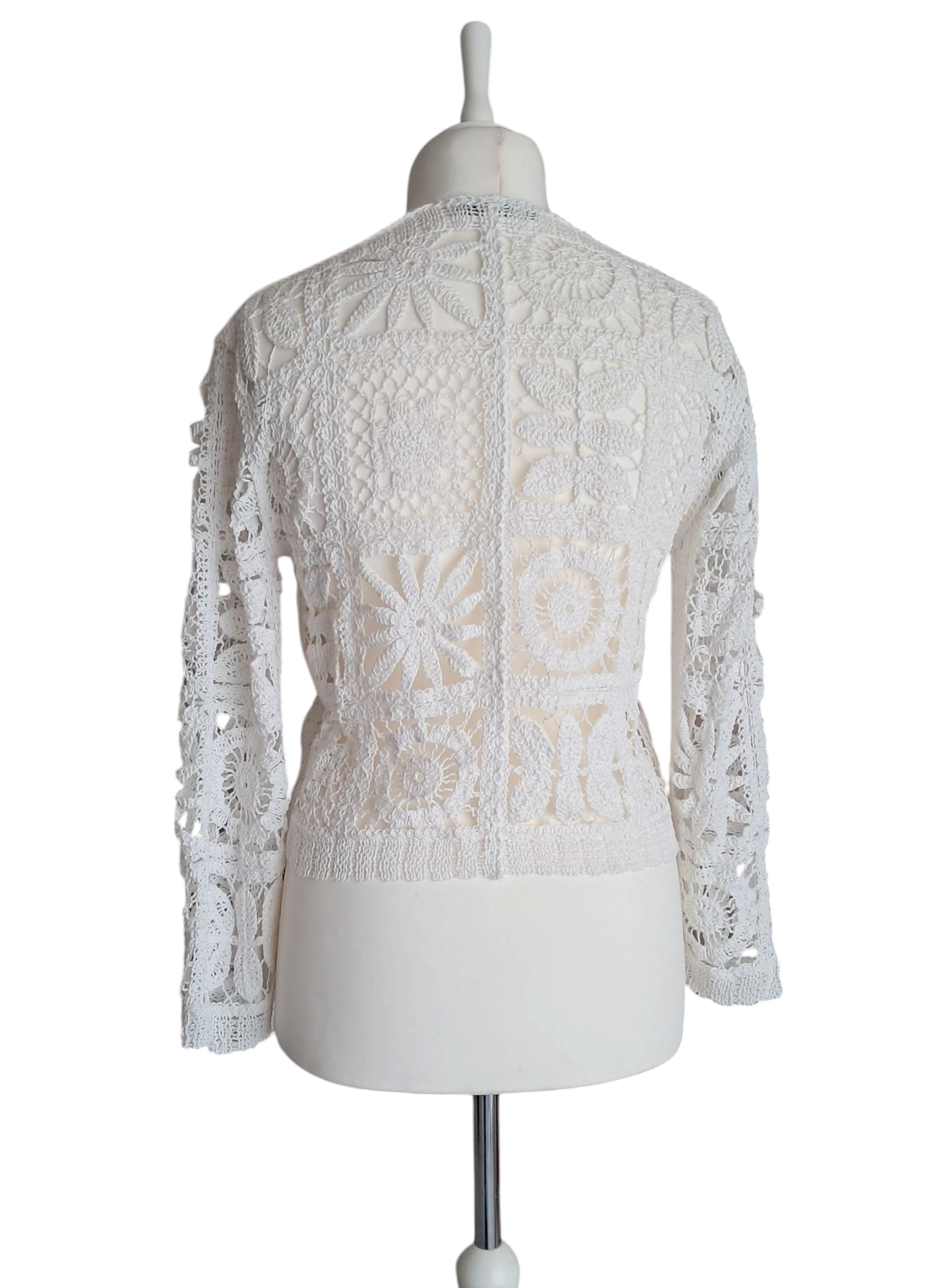 Giacca Filo Sartoria Artigianale Italiana 100% Cotone Bianco T.U