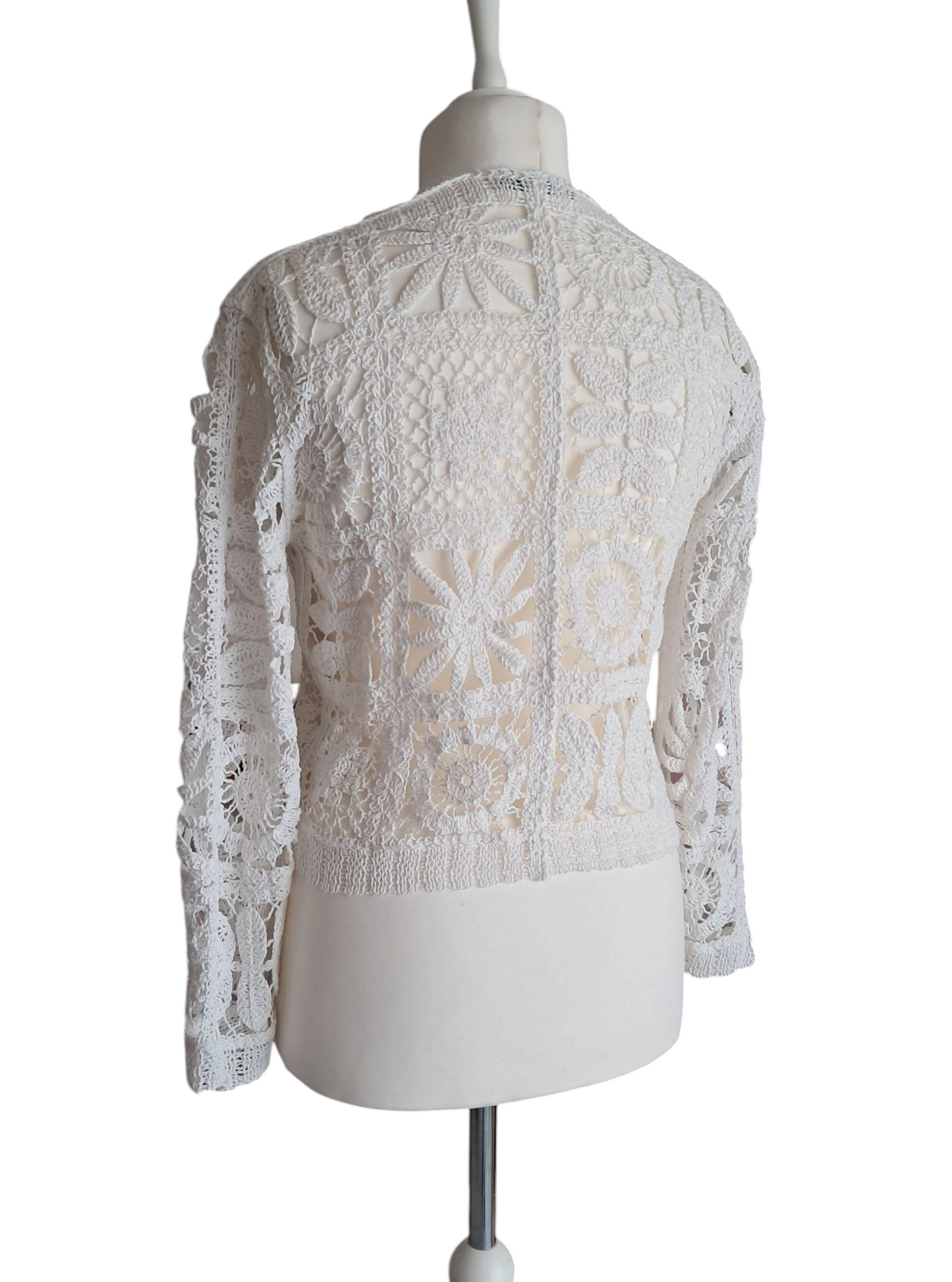 Giacca Filo Sartoria Artigianale Italiana 100% Cotone Bianco T.U