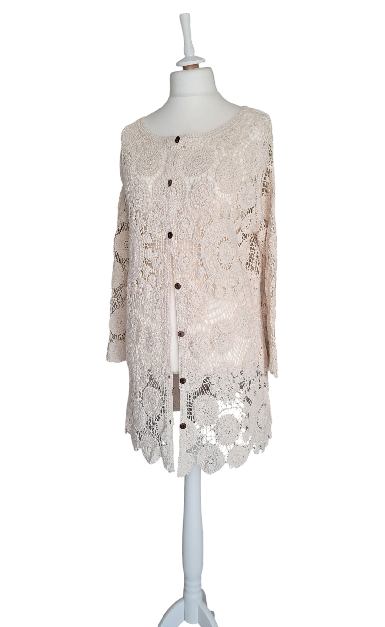 Jot Giacca Filo 100% Cotone Beige TU