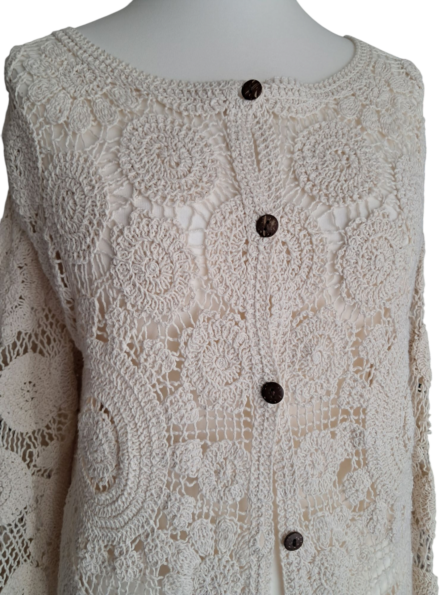 Jot Giacca Filo 100% Cotone Beige TU