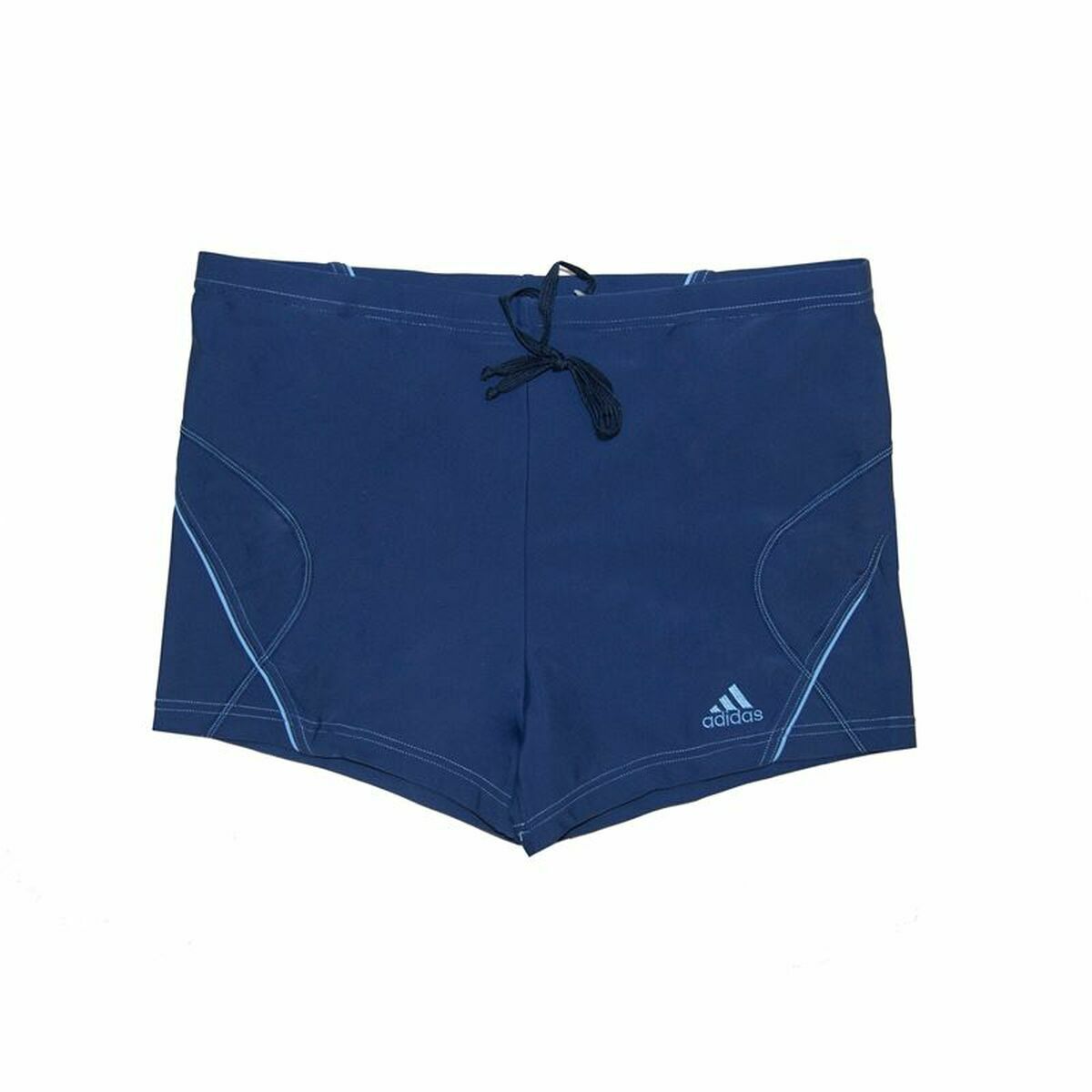 Bóxer de hombre Adidas, traje de baño azul oscuro