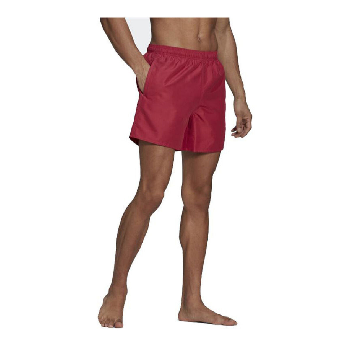 Traje de baño para hombre Adidas Solid Dark Red