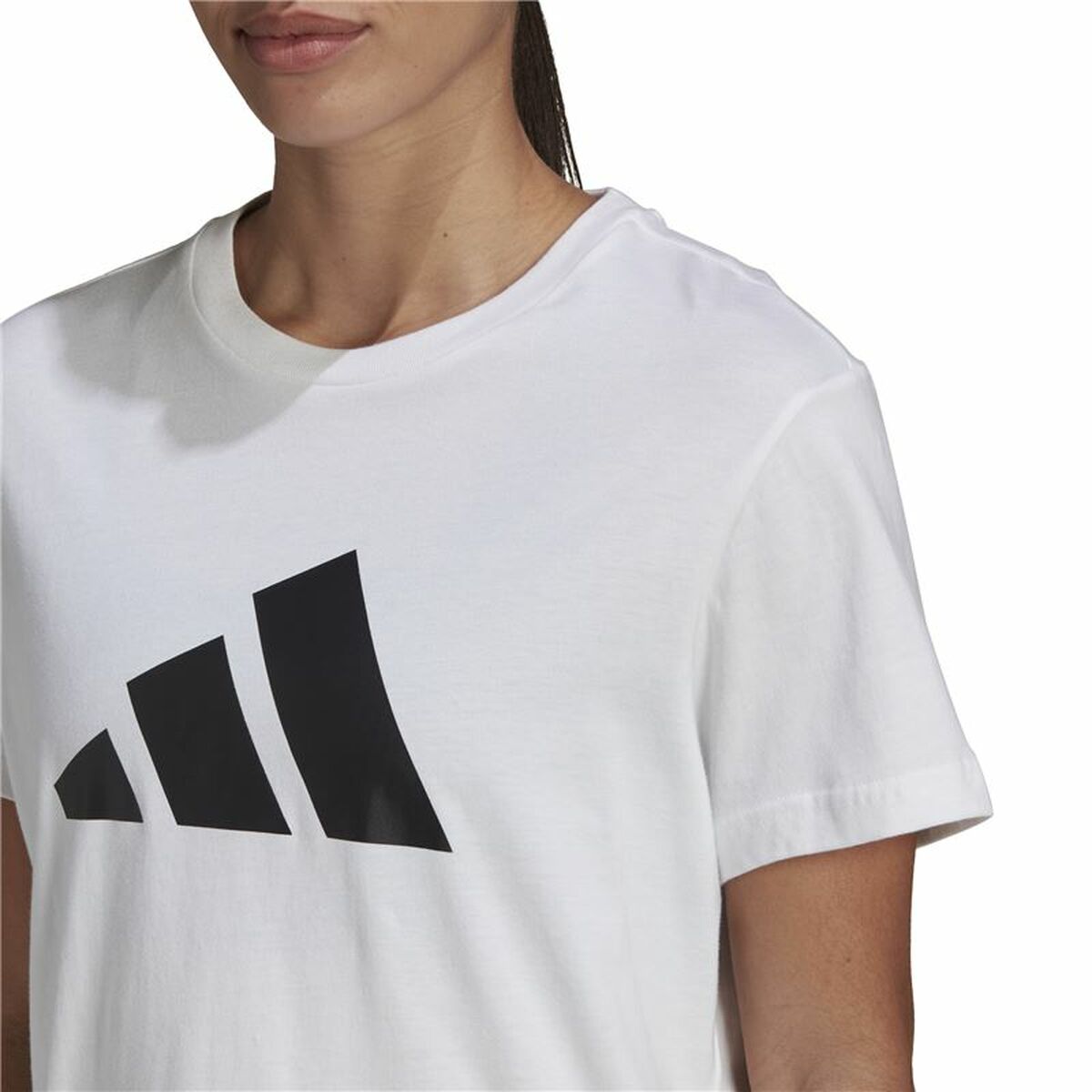 Women’s Short Sleeve T-Shirt Adidas Future Icons White