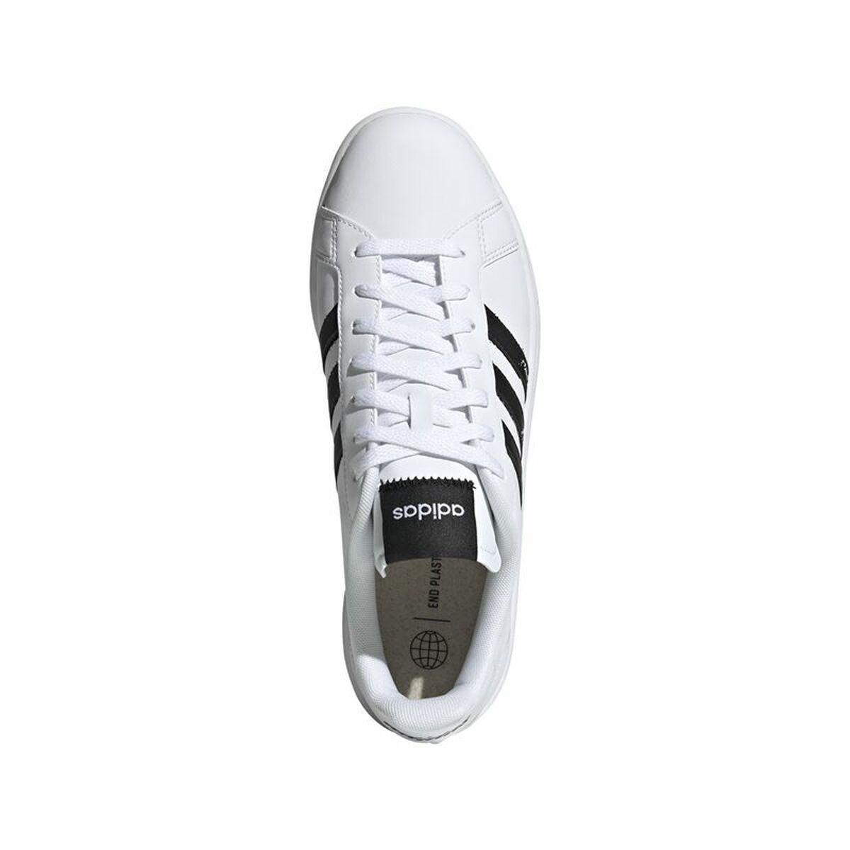 Zapatillas casuales para hombre Adidas Grand Court Base Beyond White