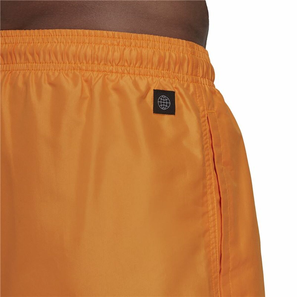 Traje de baño para hombre Adidas color naranja sólido