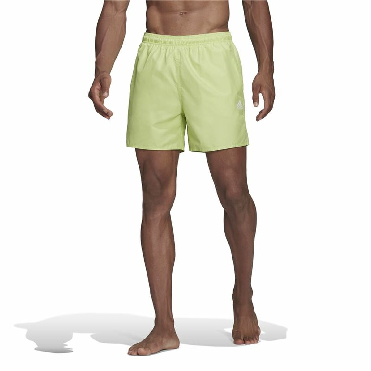 Traje de baño para hombre Adidas Solid Yellow