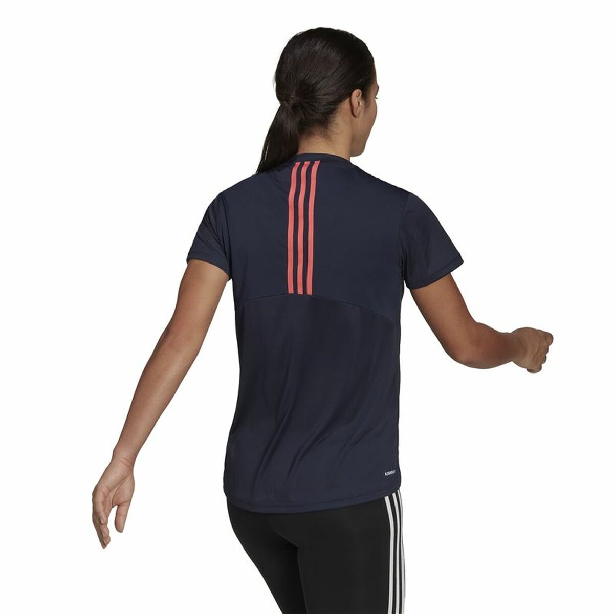 Women’s Short Sleeve T-Shirt Adidas Aeroready Designed 2 Move Black