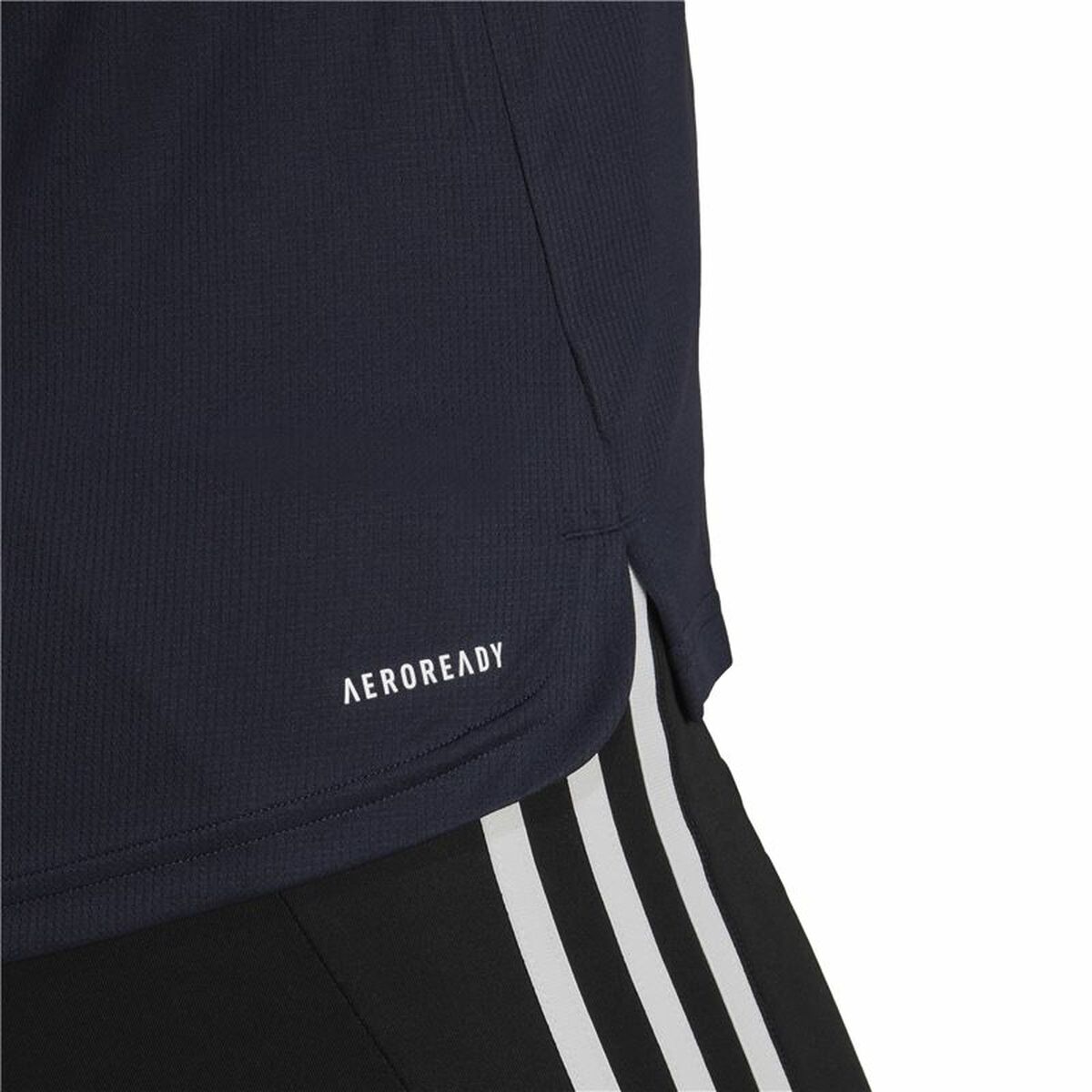 Women’s Short Sleeve T-Shirt Adidas Aeroready Designed 2 Move Black