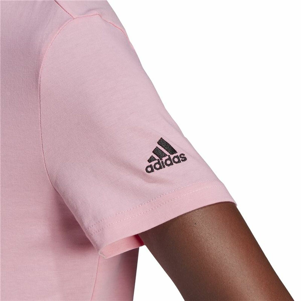 Women’s Short Sleeve T-Shirt Adidas Loungewear Essentials Slim Logo