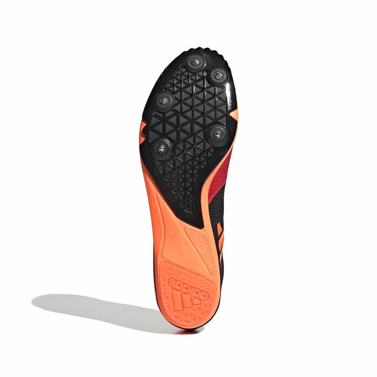 Zapatillas Adidas Distancestar para hombre, color rojo