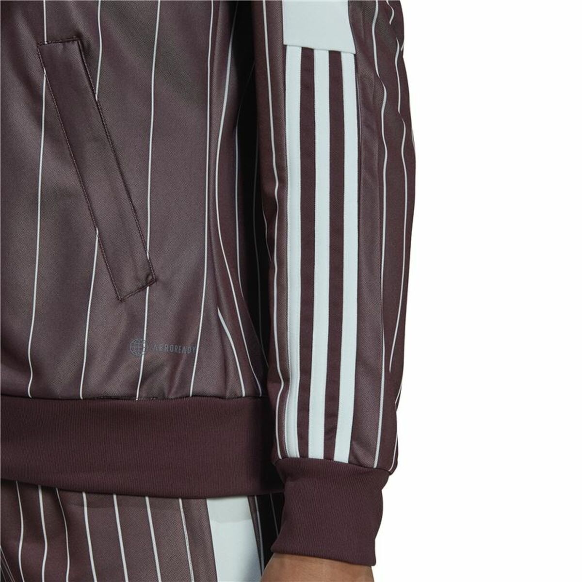 Women's Sports Jacket Adidas Tiro VIP Brown