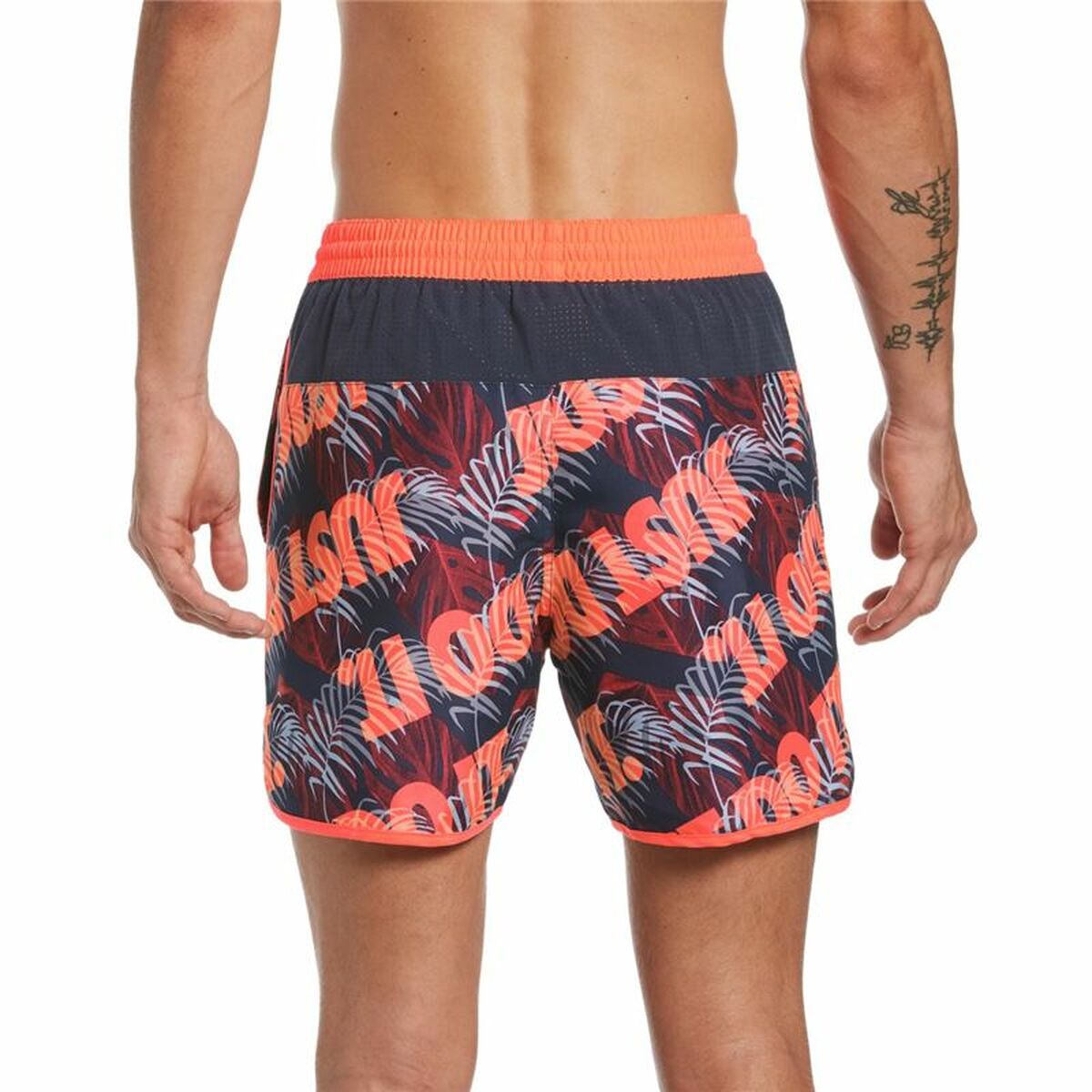 Costume da bagno da uomo Nike 5" Volley Arancione