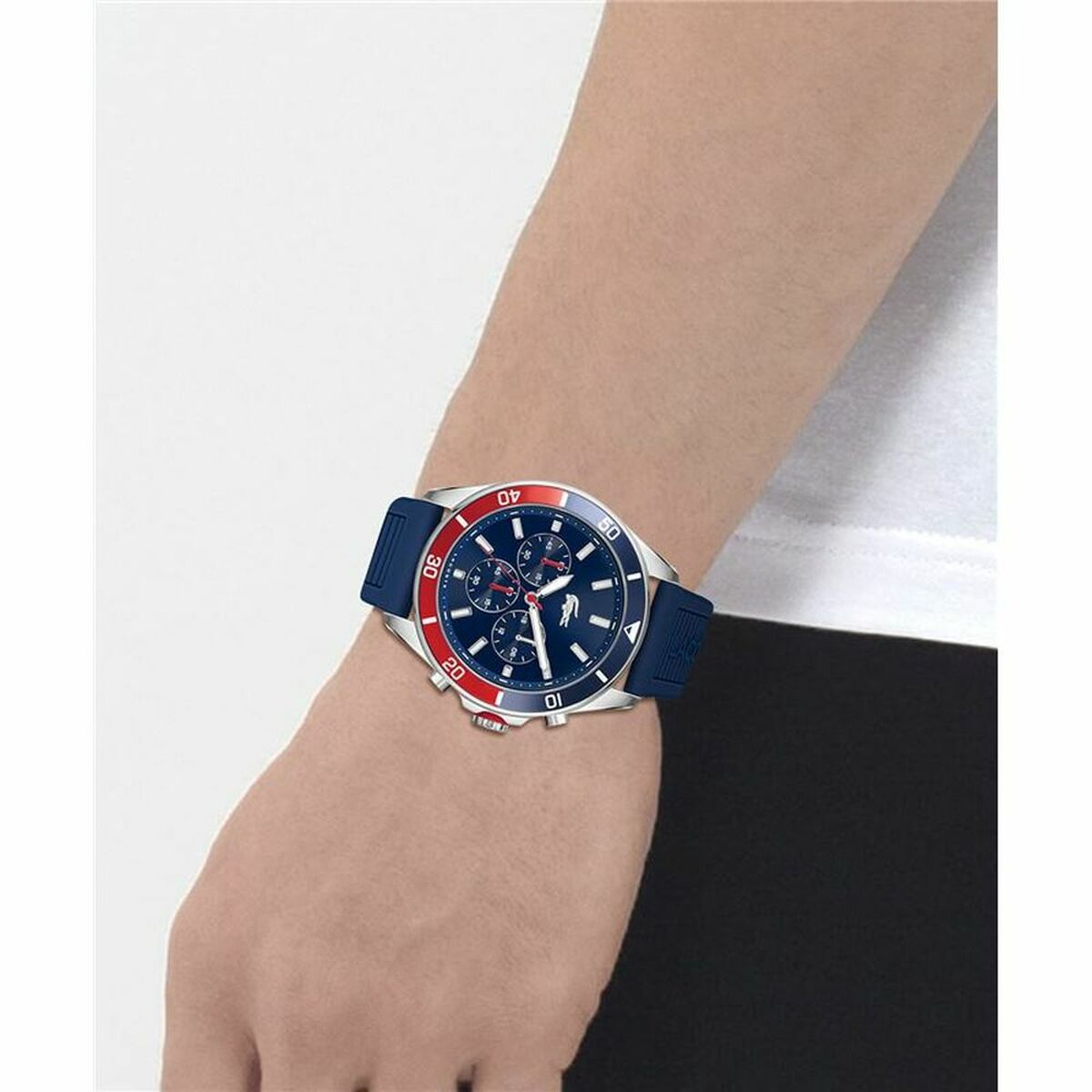 Unisex Watch Lacoste Tiebreaker Blue ø 44 mm
