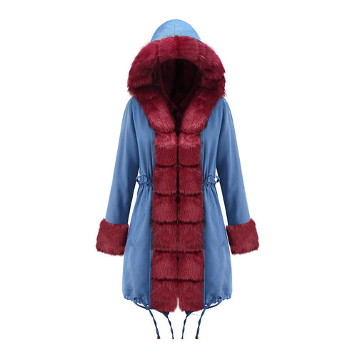 Parka de piel ártica con bloques de color – Edición 25