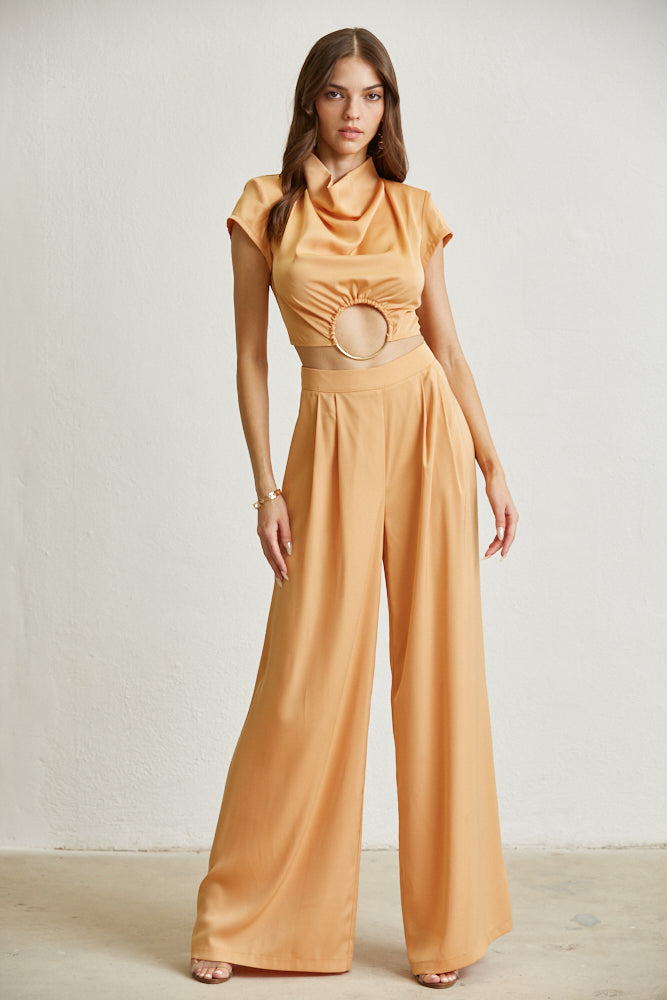 Zoey Satin Fabric Set