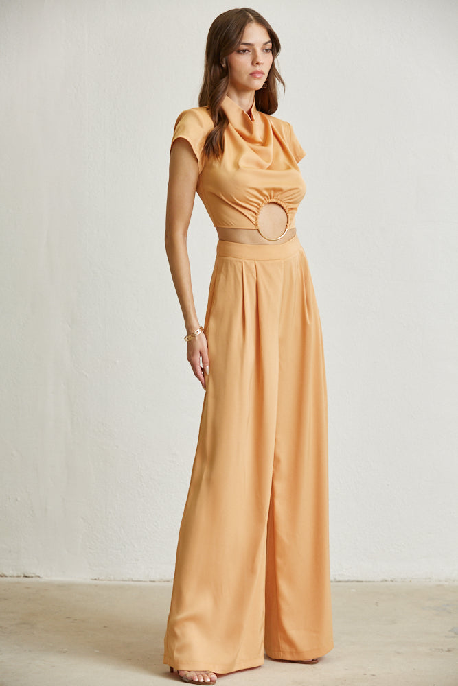 Zoey Satin Fabric Set