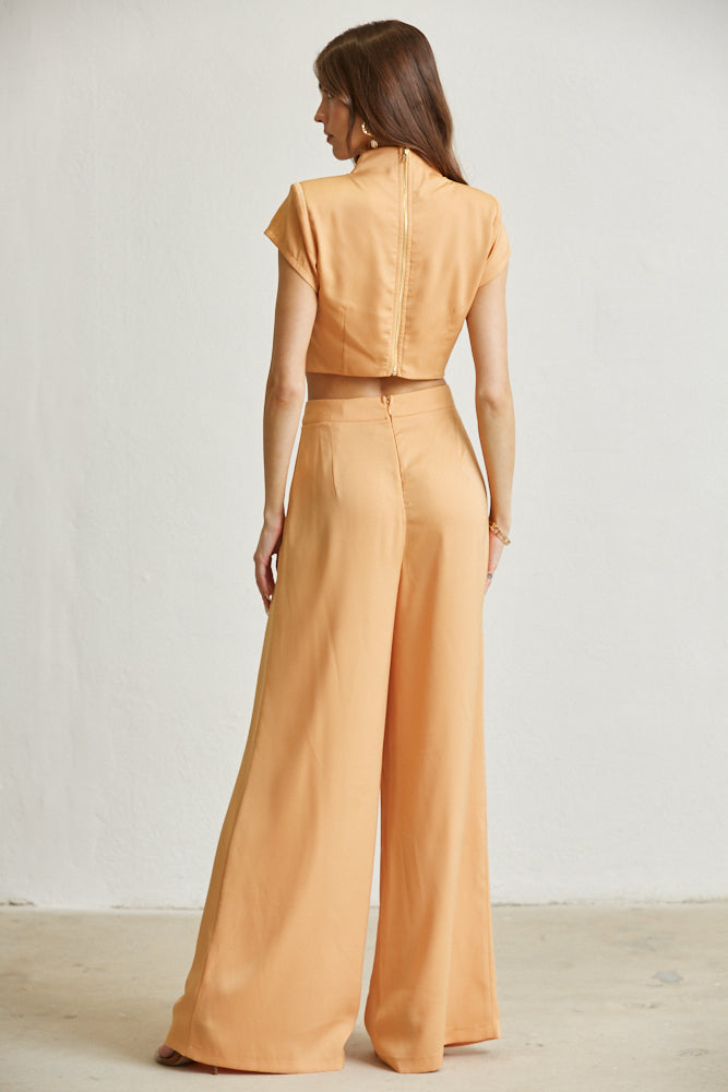 Zoey Satin Fabric Set