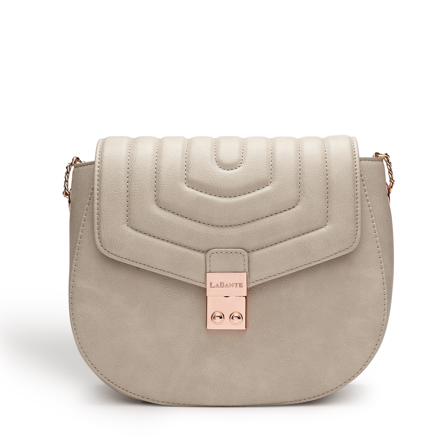 Courtney Grey Quilted Cross-body Bag