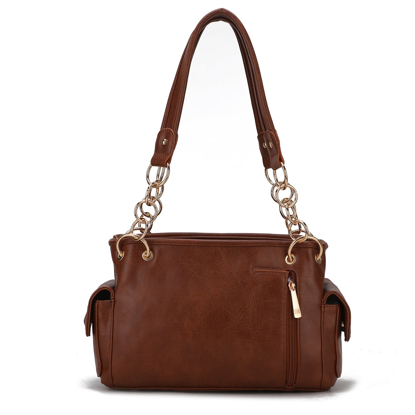 Alaina Vegan Leather Women Flag Shoulder Bag