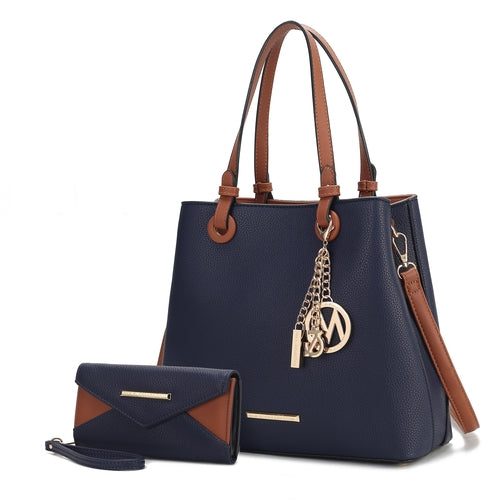 Kearny Vegan Leather Women Tote Bag with Wallet