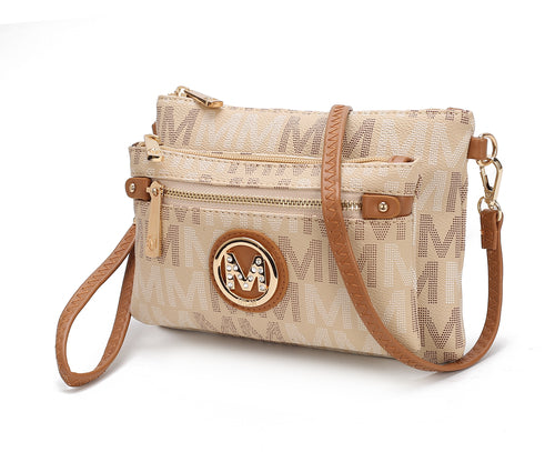 Camren M Signature Crossbody Handbag Vegan Leather Women