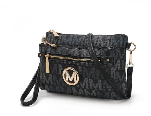 Camren M Signature Crossbody Handbag Vegan Leather Women