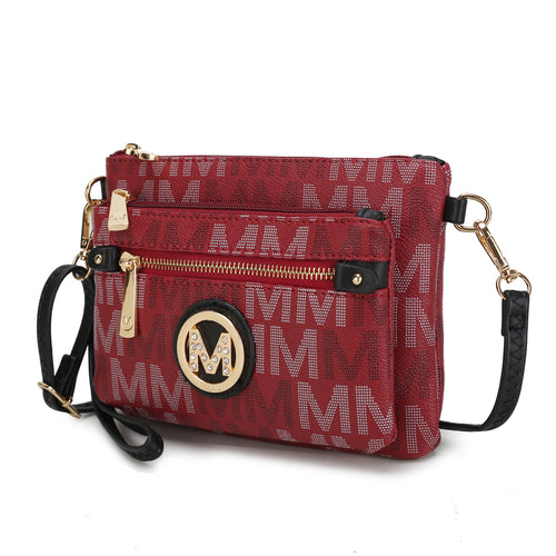 Camren M Signature Crossbody Handbag Vegan Leather Women