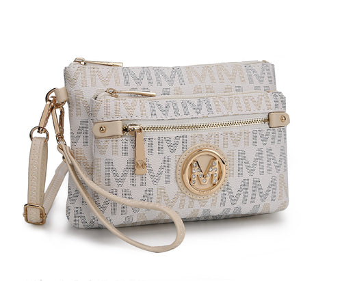 Camren M Signature Crossbody Handbag Vegan Leather Women
