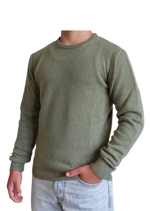 Maglia Uomo Girocollo Cashmere Rigenerato