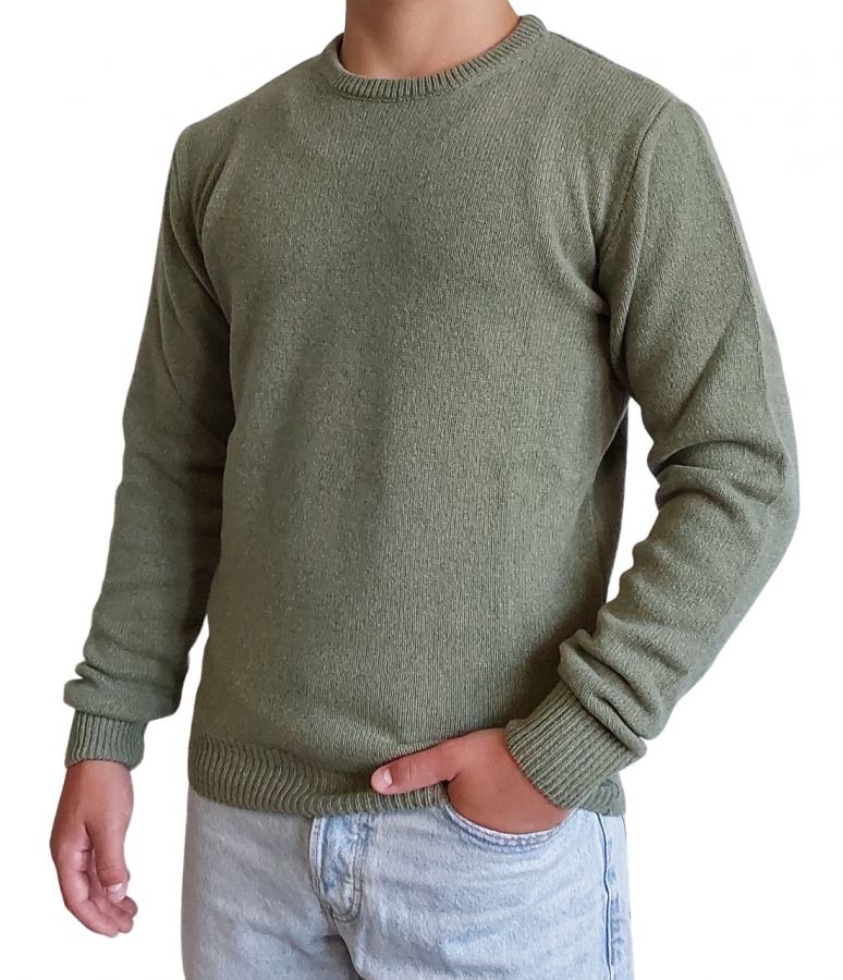 Maglia Uomo Girocollo Cashmere Rigenerato