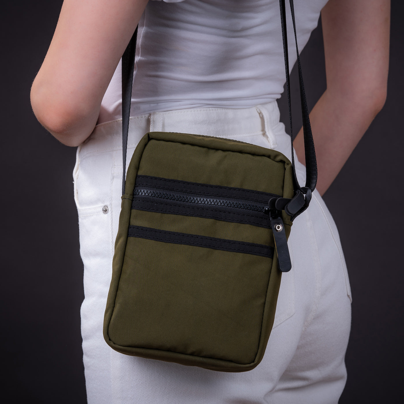 Major Vegan Crossbody Reporter Bag