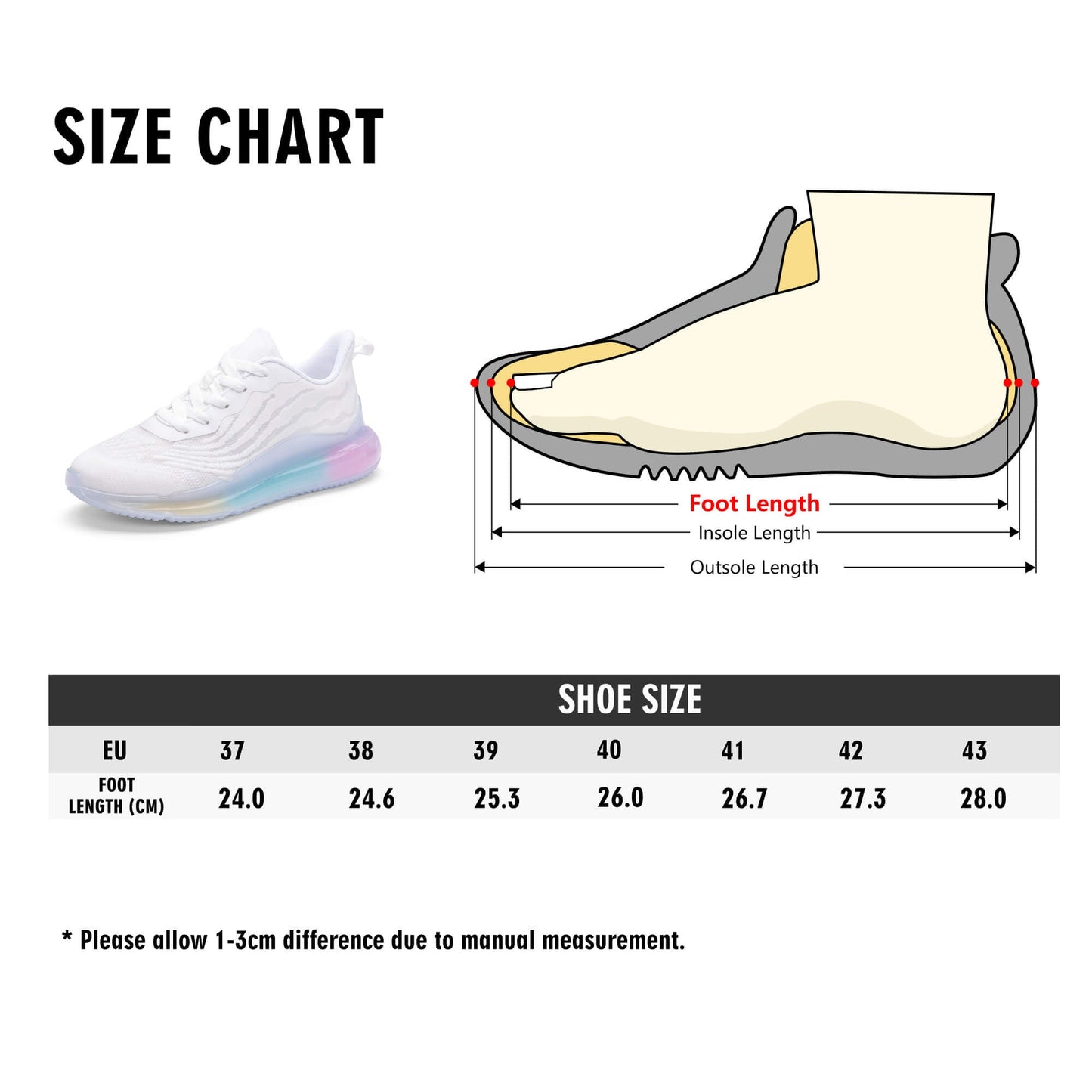 LOS ENCONTRÉ AHÍ III Zapatillas unisex pastel translúcidas Air Sole Running