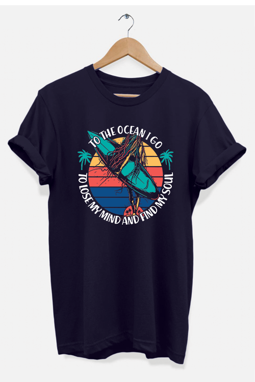 Vintage Surfing Quote T-Shirt