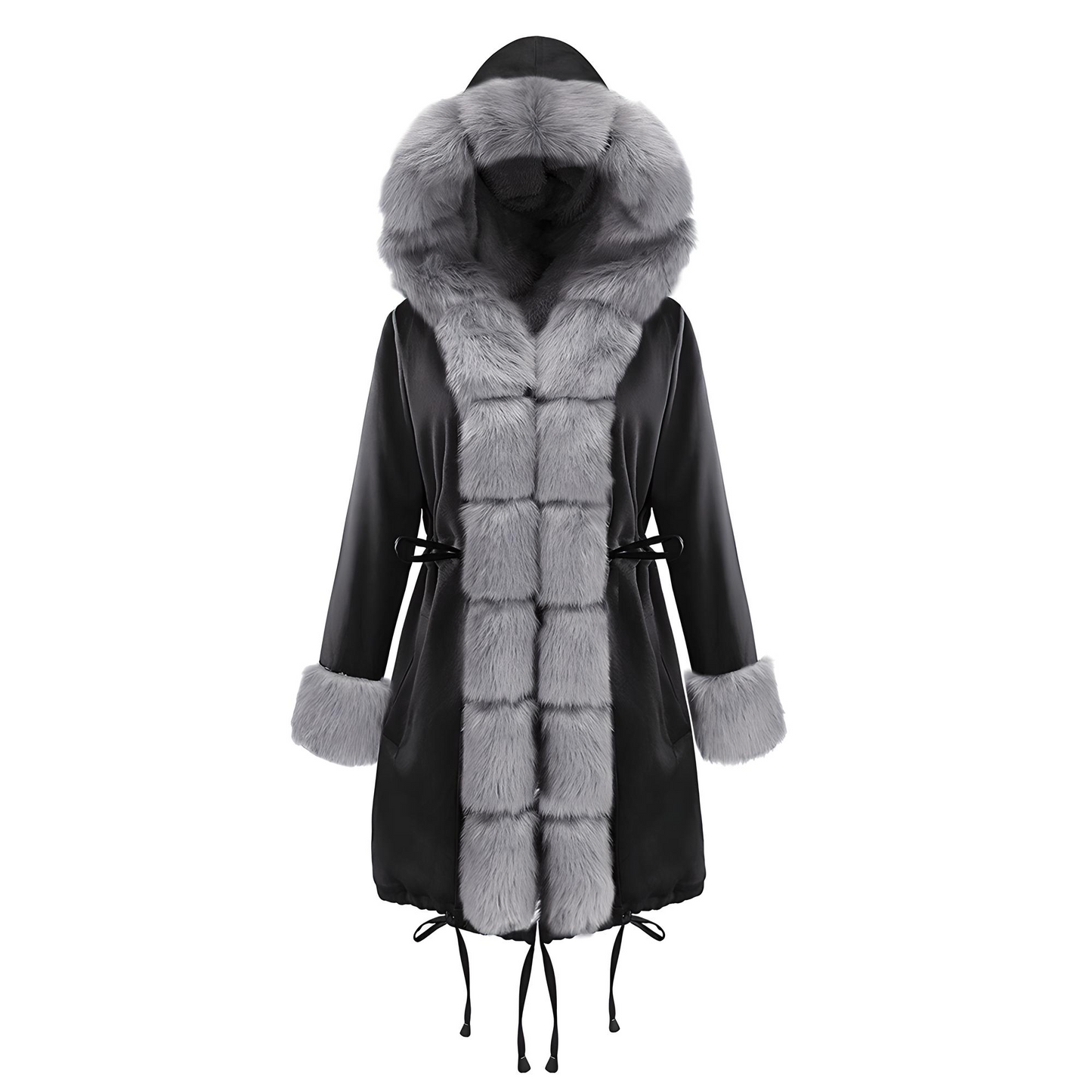 Parka de piel ártica con bloques de color – Edición 25