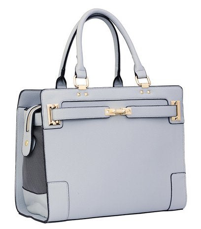 Designer Grey Vegan Leather Pet Dog Cat Carrier