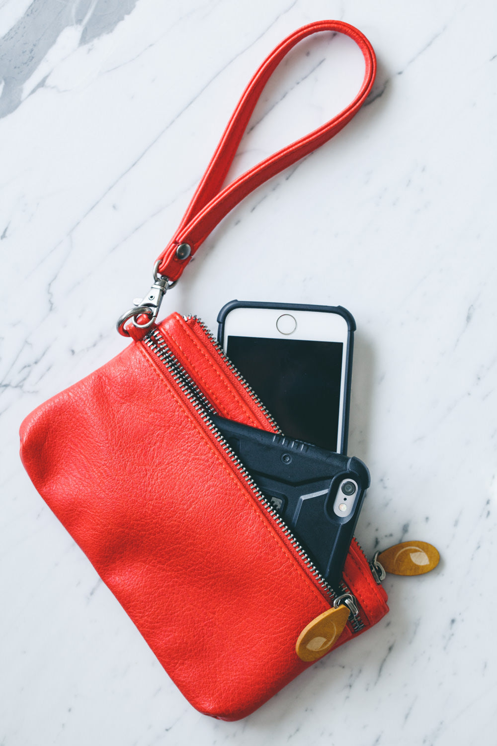 Brighton Wristlet - Coral