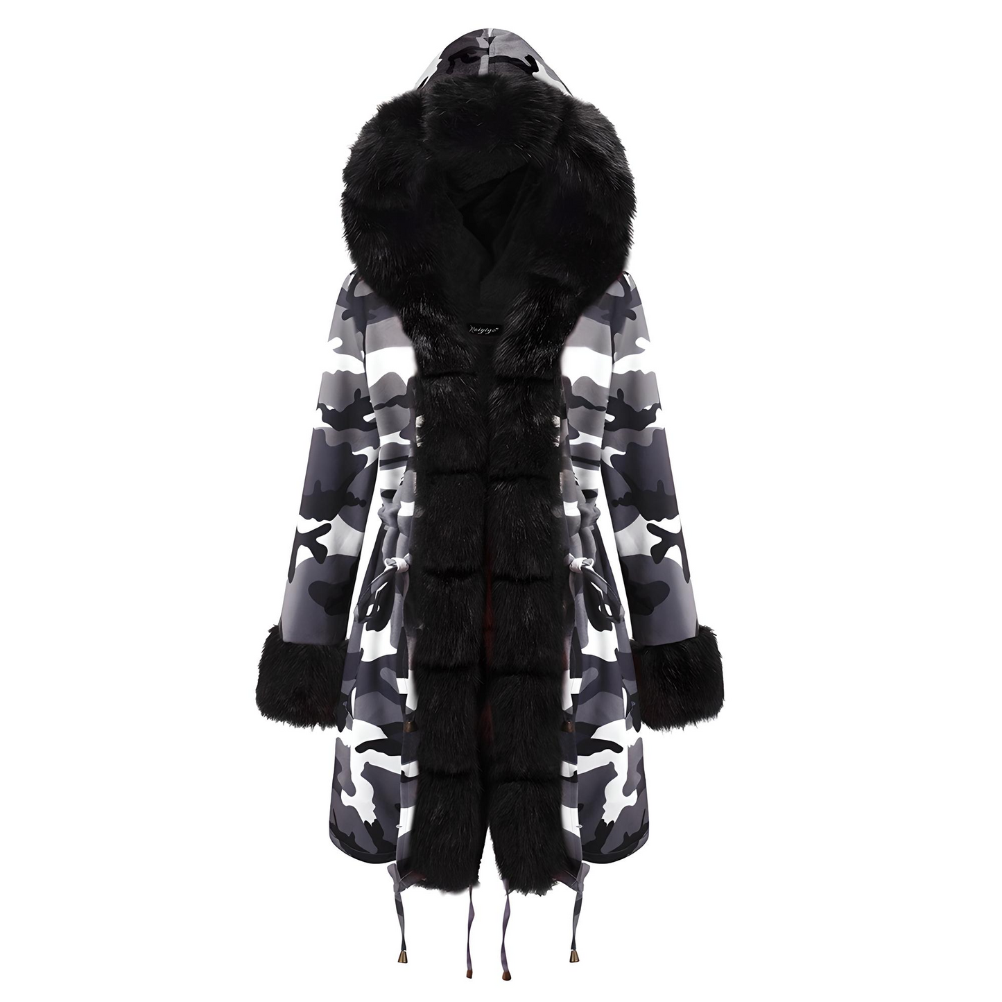 Parka de piel ártica con bloques de color – Edición 25