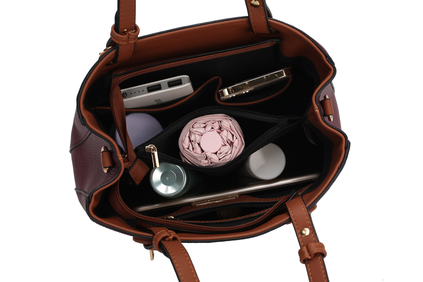 Kearny Vegan Leather Women Tote Bag with Wallet