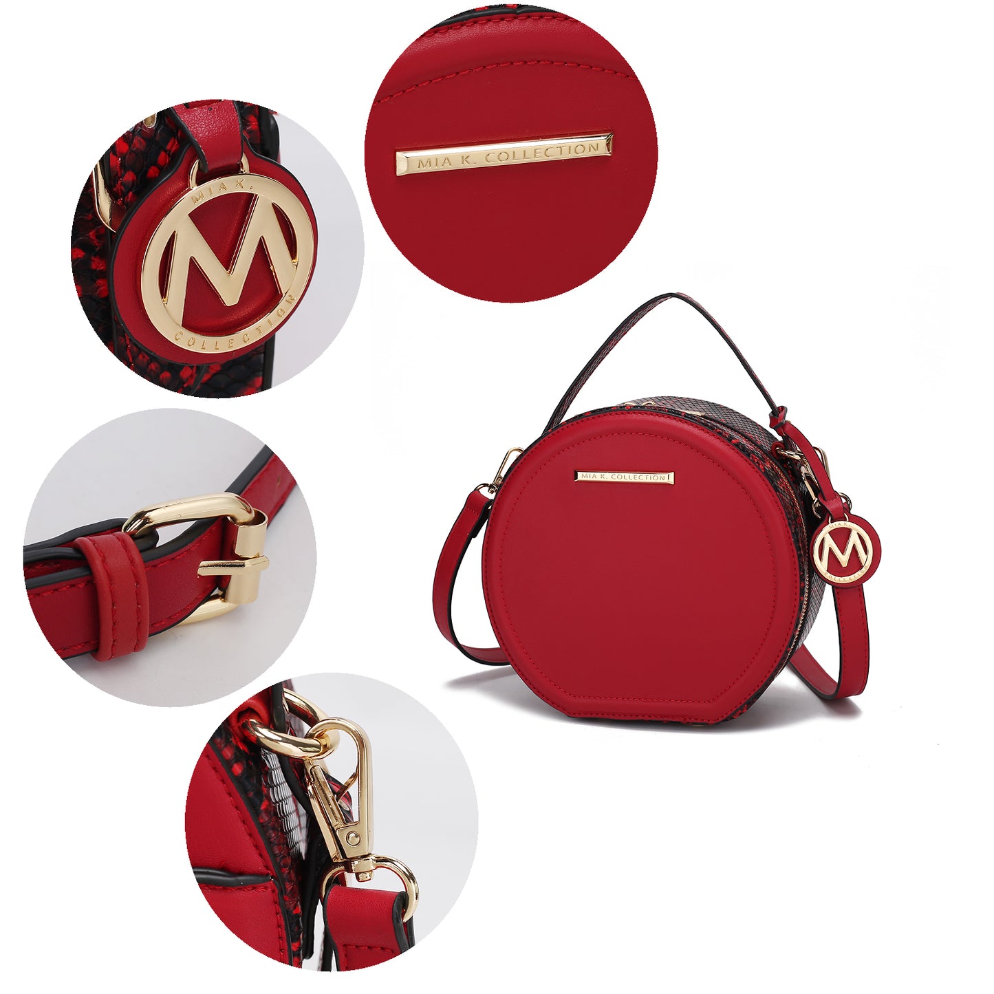 Mallory Crossbody Handbag Vegan Leather