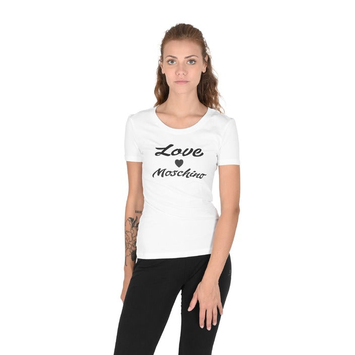 Love Moschino - T-shirt Donna Love Moschino W 4 H19 28 E 1951 A00 OPTICAL WHITE