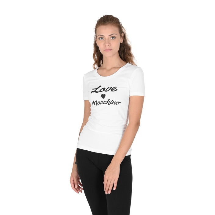 Love Moschino - T-shirt Donna Love Moschino W 4 H19 28 E 1951 A00 OPTICAL WHITE