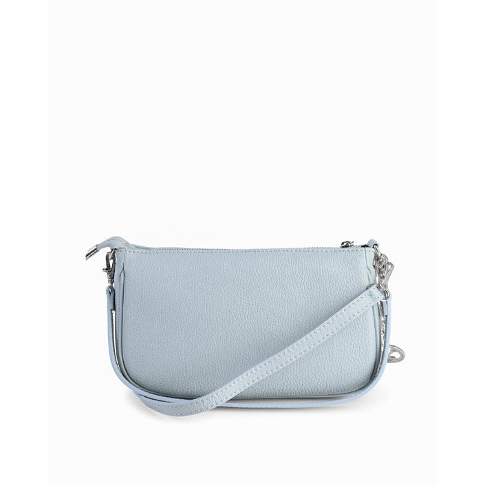 VERSACE - Mini borsa da donna V Italia Celeste