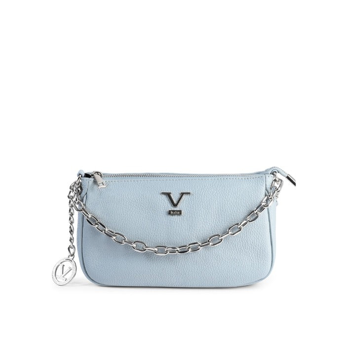 VERSACE - Mini borsa da donna V Italia Celeste