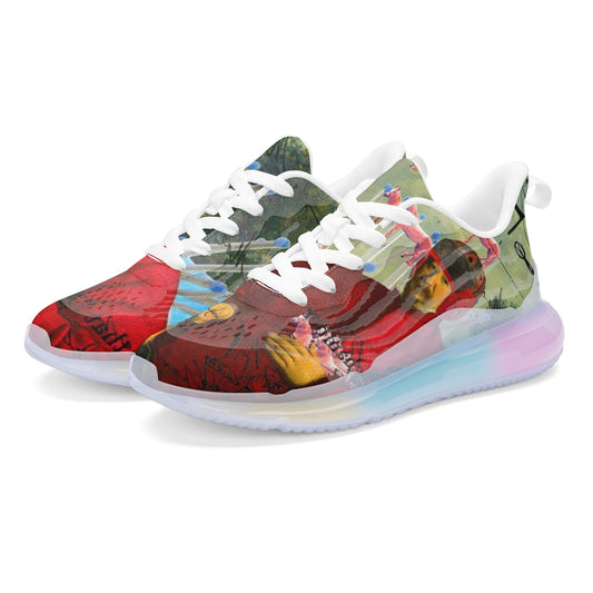LOS ENCONTRÉ AHÍ III Zapatillas unisex pastel translúcidas Air Sole Running